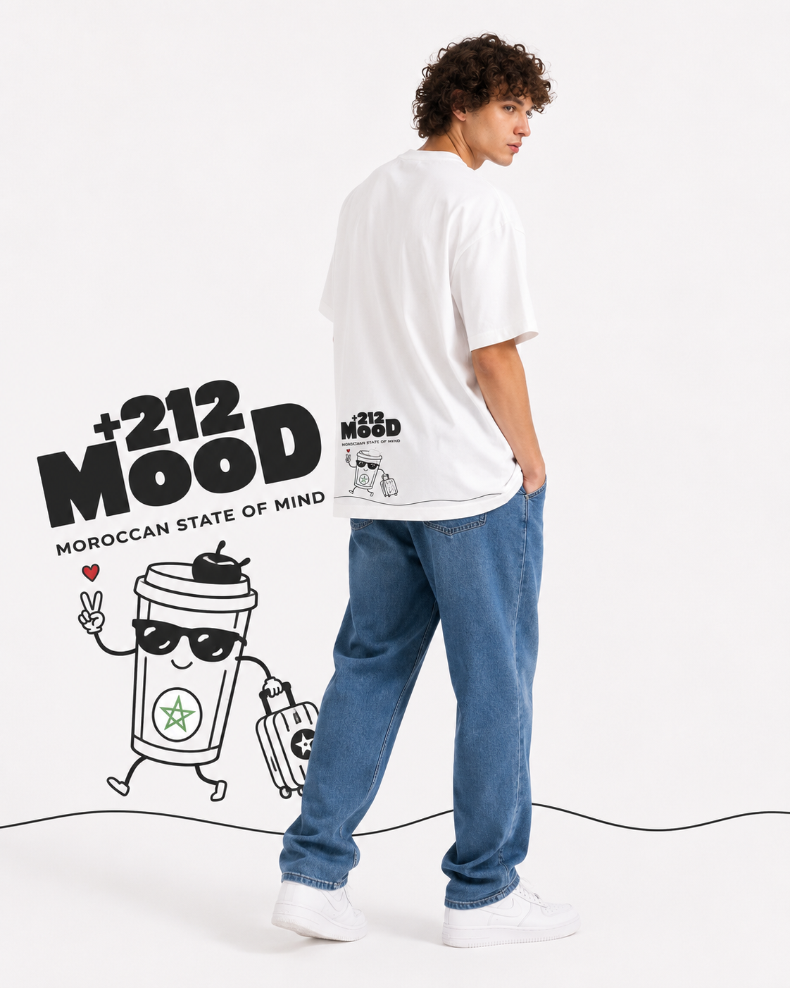 T-shirt +212 Mood
