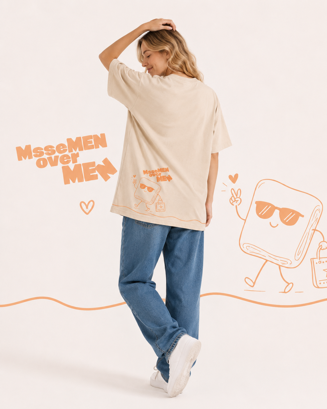 T-shirt Mssemen over men