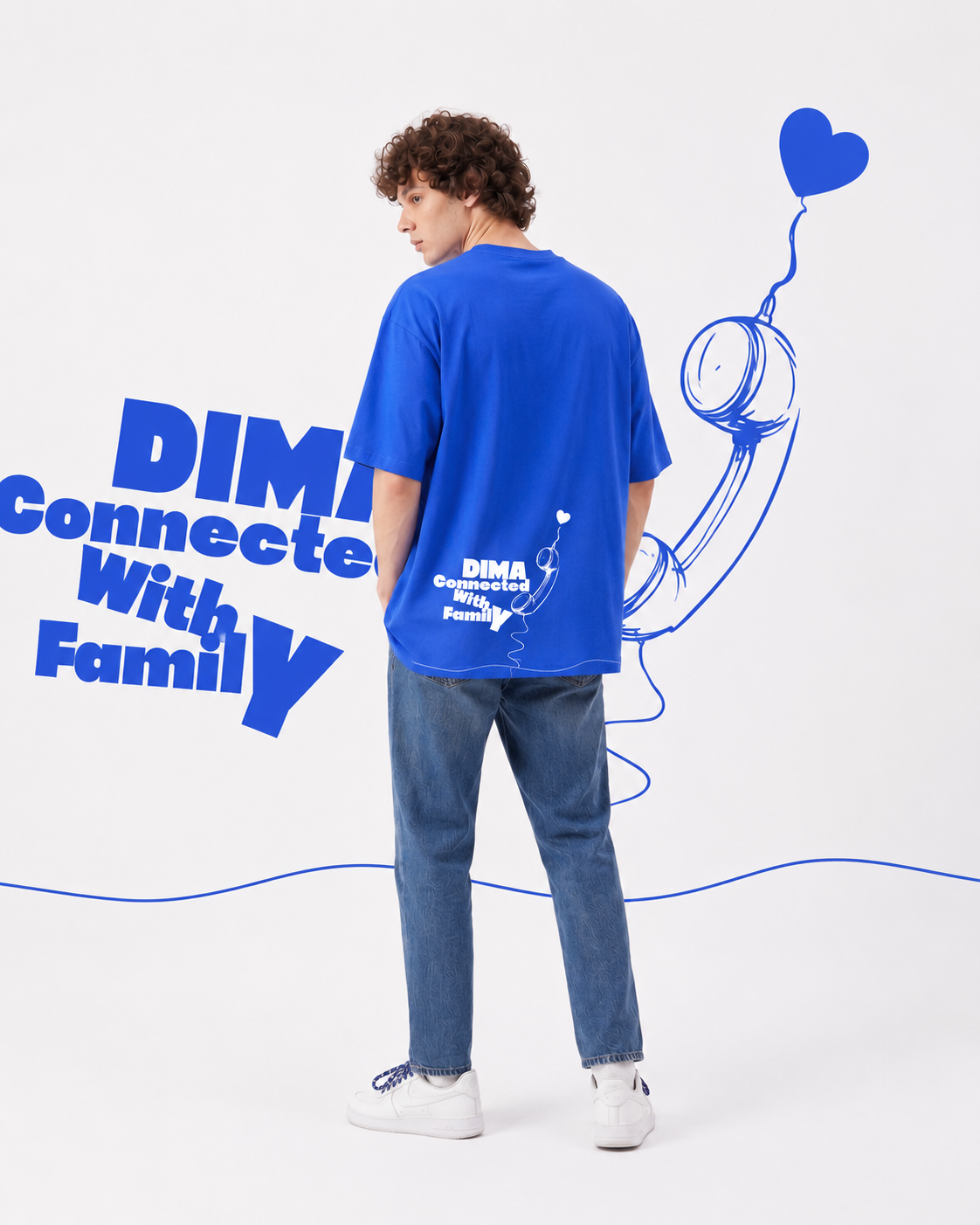 T-shirt Dima connected with family