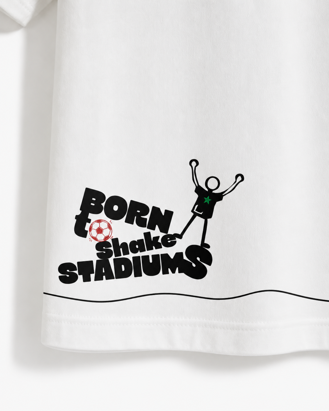 T-shirt Born to shake stadiums