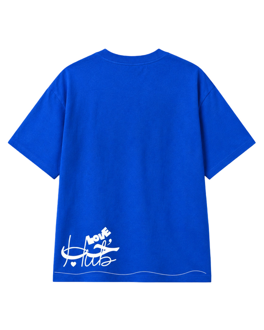 T-shirt bleu (Love)