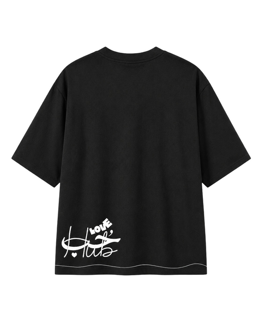 T-shirt noir (Love)