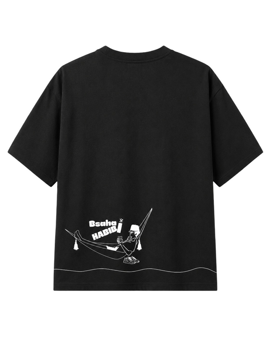T-shirt noir (Bsaha HABIBI)